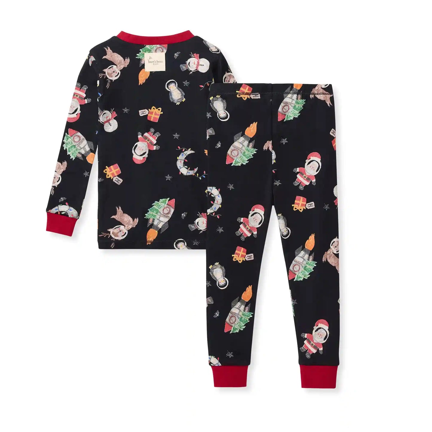 Christmas In The Cosmos Organic Cotton Two-Piece Pajamas