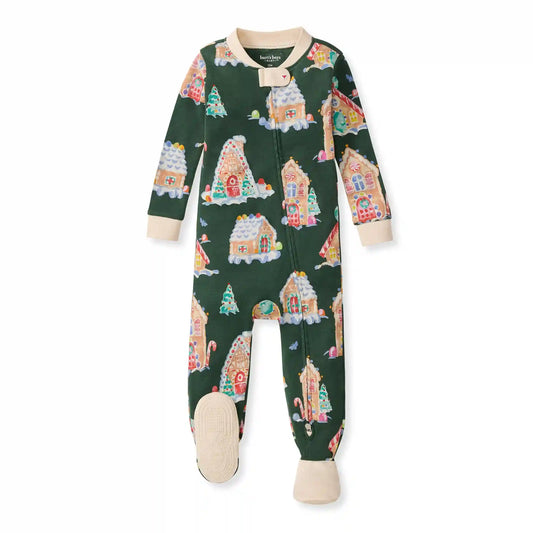 Gingerbread Houses Family Matching Organic Cotton Sleeper
