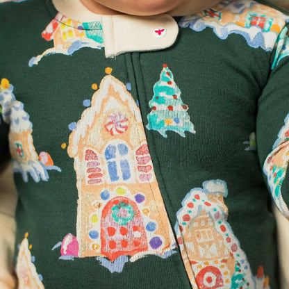 Gingerbread Houses Family Matching Organic Cotton Sleep & Play