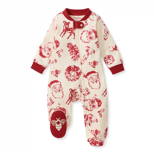 Nostalgic Christmas Family Matching Organic Cotton Sleep & Play