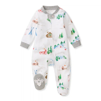 Ski Slopes Family Matching Organic Cotton Sleep & Play