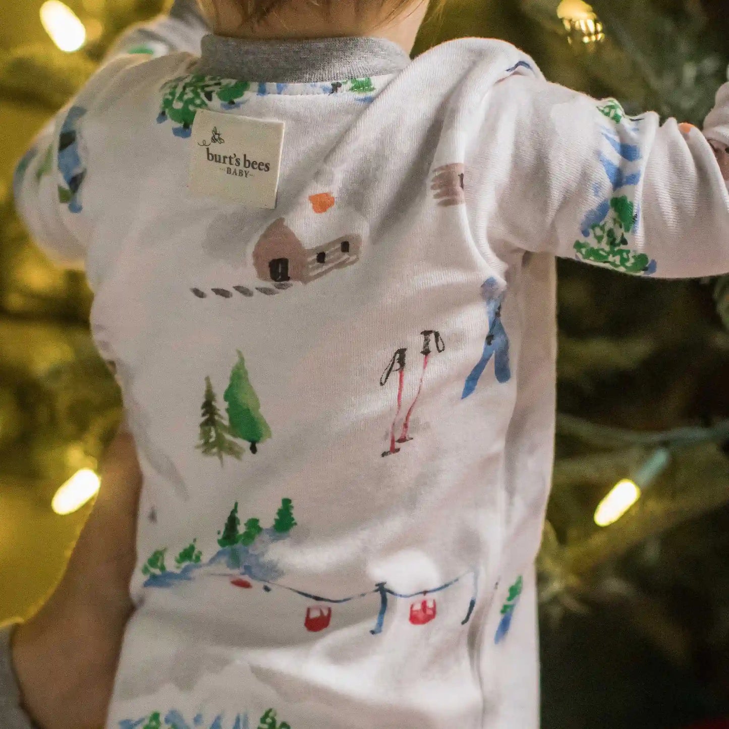 Ski Slopes Family Matching Organic Cotton Men's PJ Set