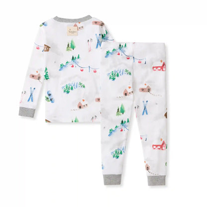 Ski Slopes Family Matching Organic Cotton Two-Piece Pajamas