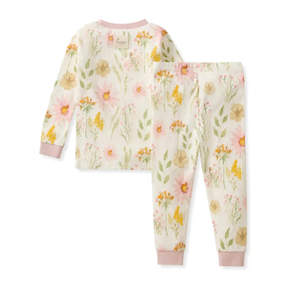 Wild Floral Organic Cotton Two-Piece Pajamas