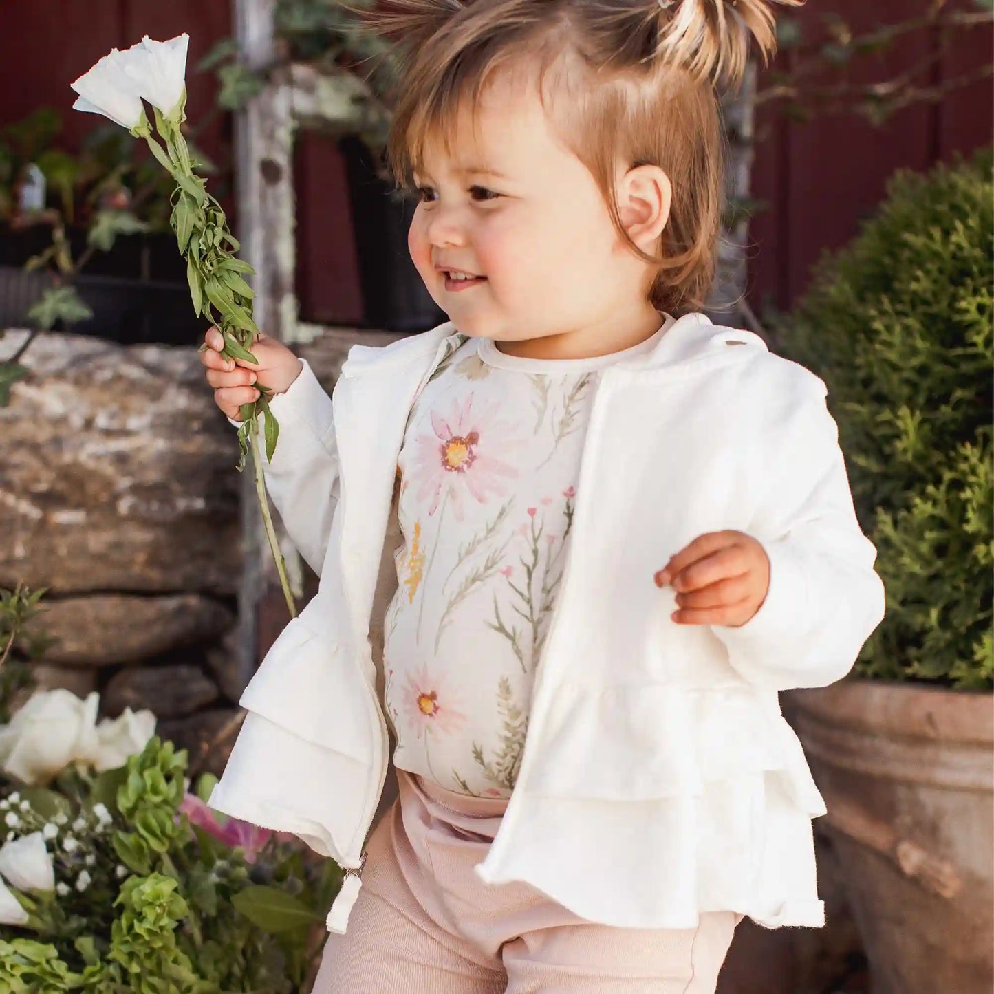 Wild Floral Organic Cotton Bodysuits 2 Pack