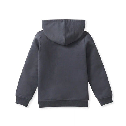 Button Placket Organic Cotton Hoodie