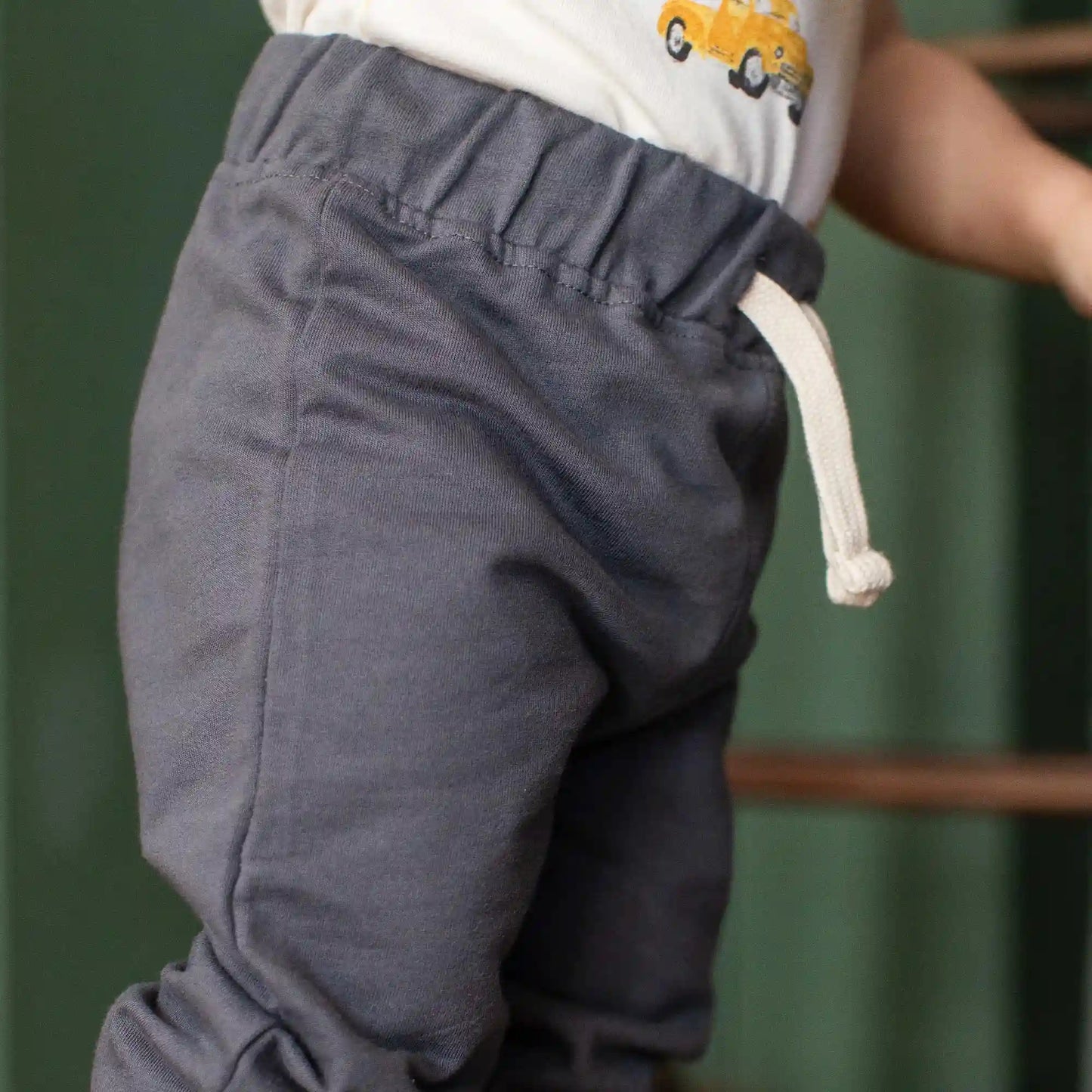 Basic Organic Cotton Boy Joggers 2 Pack