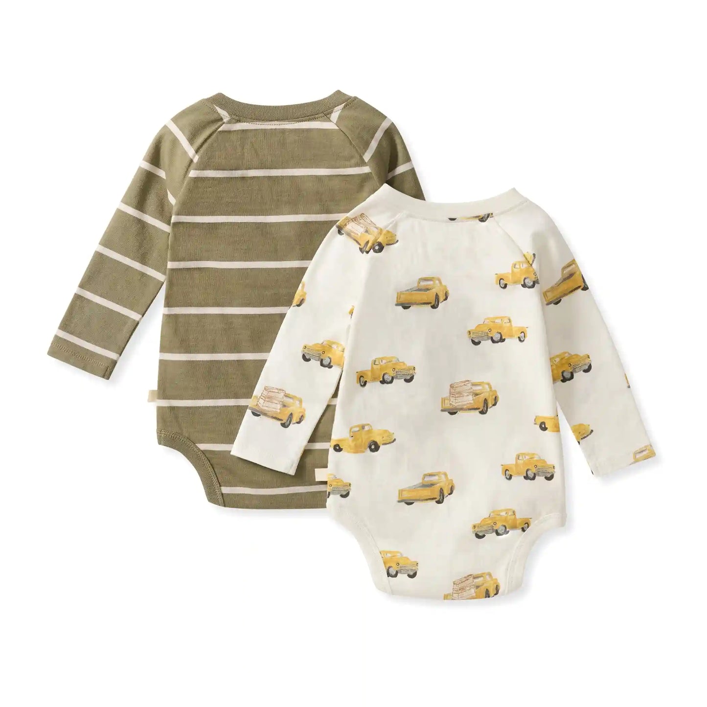 Burt's Truck Baby Boy Bodysuits 2 Pack