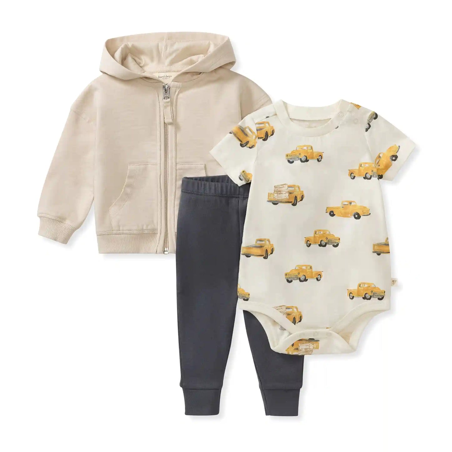 Burt's Truck Jacket, Bodysuit & Pant 3 Piece Set