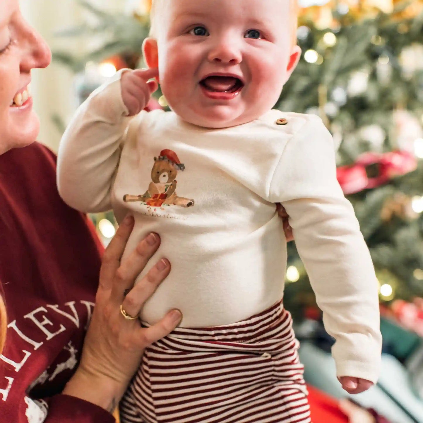 3 Pack My First Christmas Bodysuits