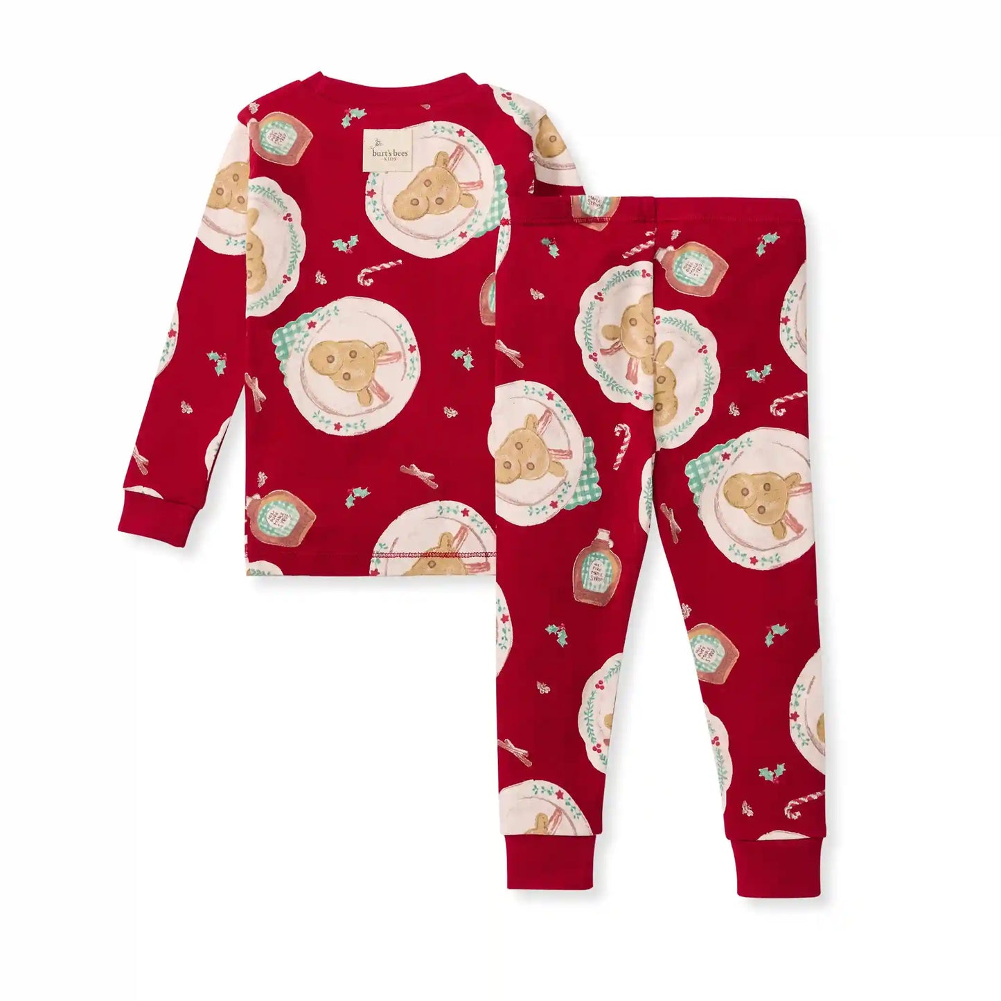 Christmas Breakfast Family Matching Organic Cotton Two-Piece Pajamas