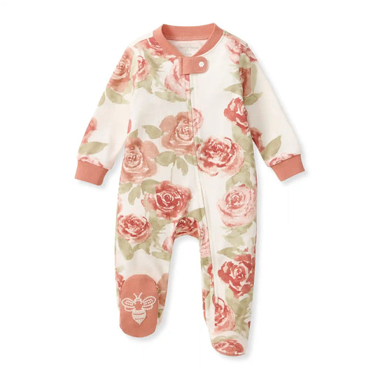 Autumn Rose Garden Organic Cotton Sleep & Play