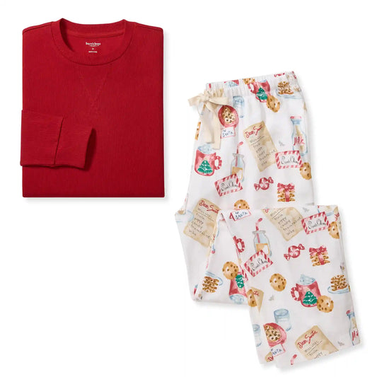 Cookies For Santa Family Matching Organic Cotton Men's PJ Set