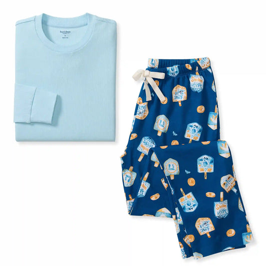 Dreidel Family Matching Organic Cotton Men's PJ Set
