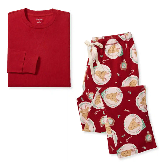 Christmas Breakfast Family Matching Organic Cotton Men's PJ Set