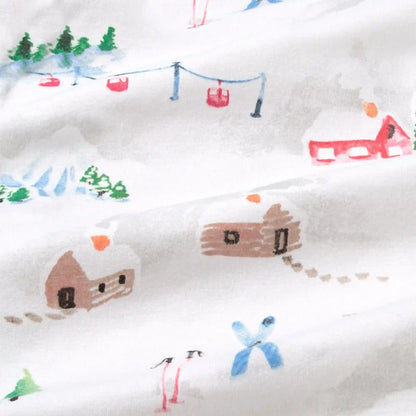 Ski Slopes Family Matching Organic Cotton Women's PJ Set