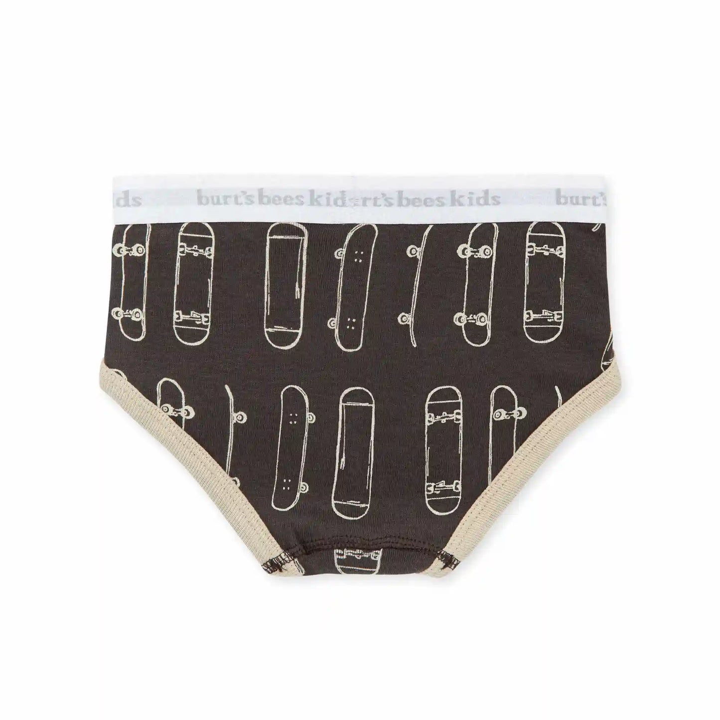 Guitars & Skateboards Organic Cotton Toddler Boy Underwear 5 Pack