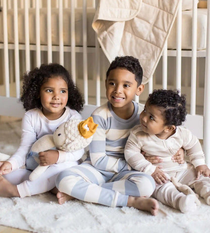 Golden Bee Organic Cotton Two-Piece Pajamas - Ranunculus