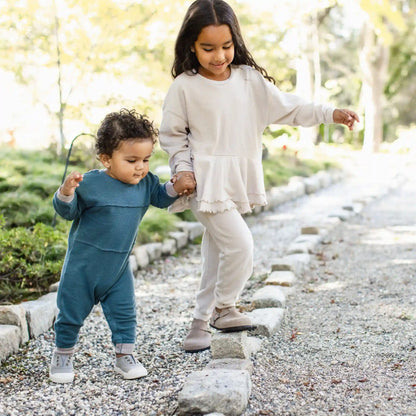 Textured Knit Sweatshirt & Pants Set