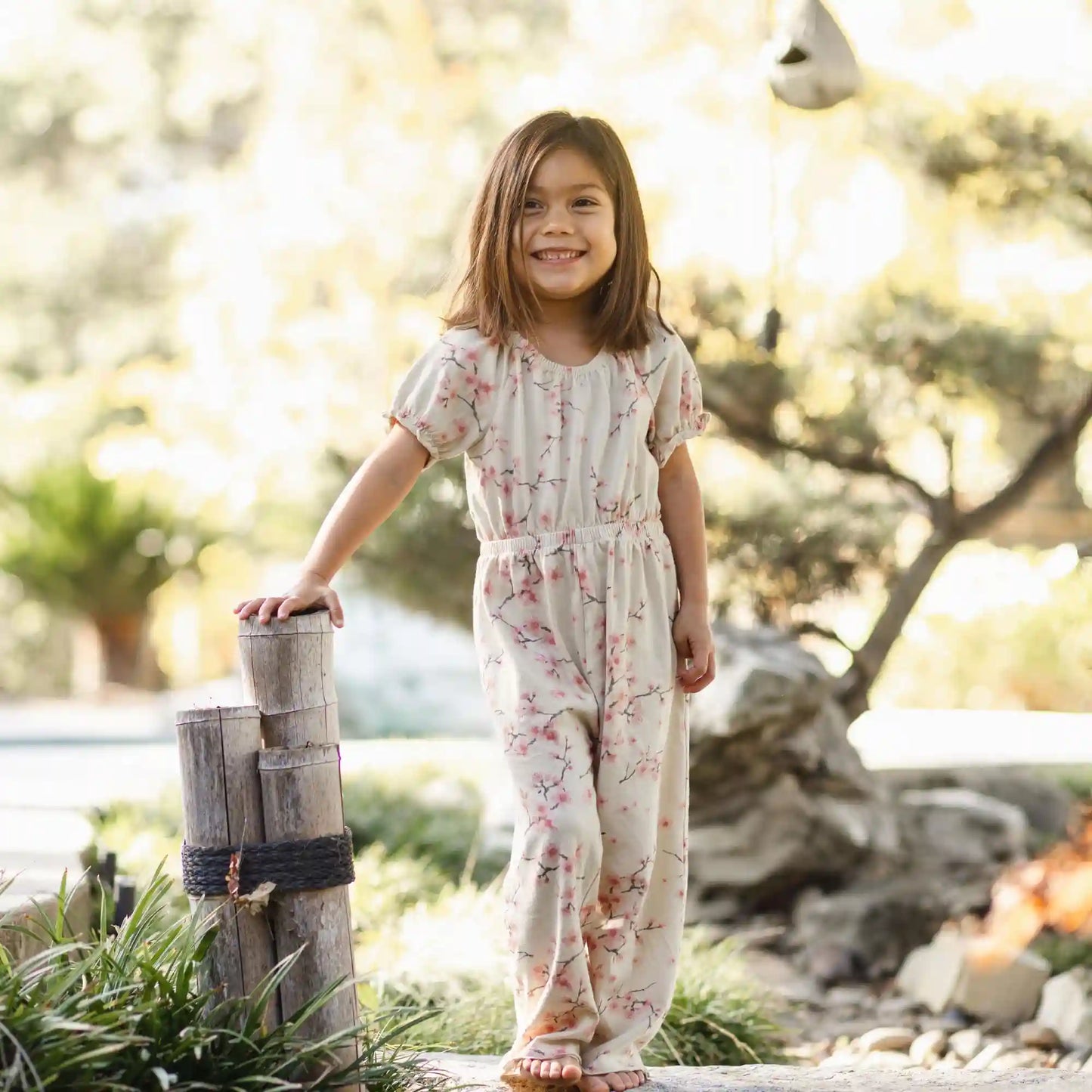 Cherry Blossoms Girl Jumpsuit