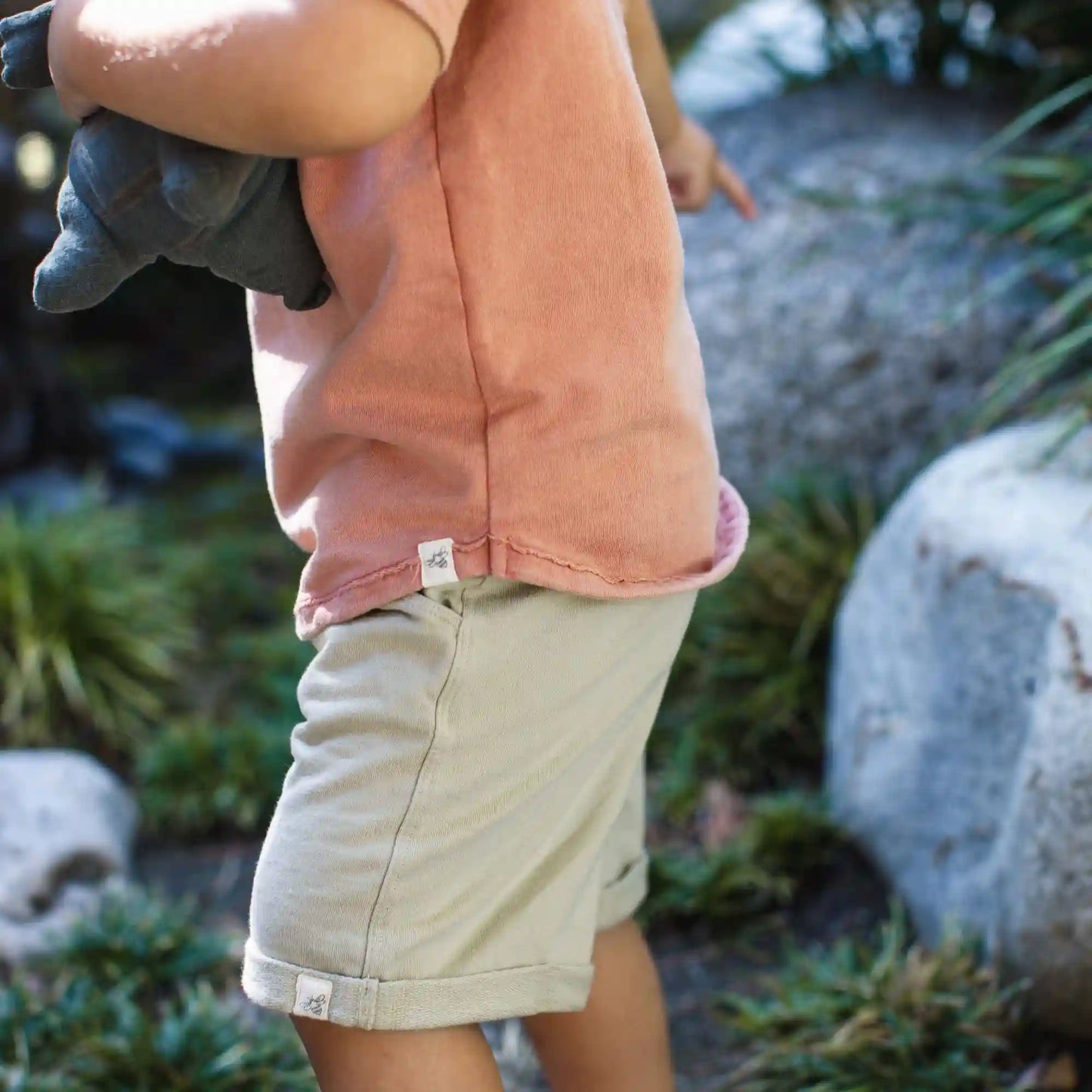 Vintage Wash Pocket Tee & Shorts Set