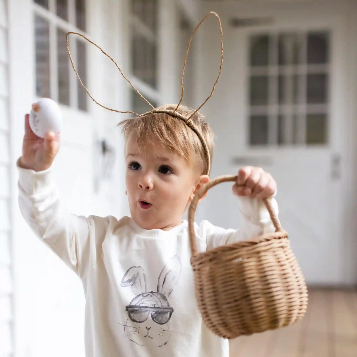 Hip Hop Bunny Sweatshirt & Pants Set