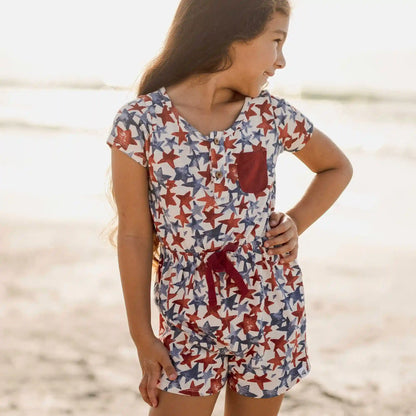 American Stars Girl Romper