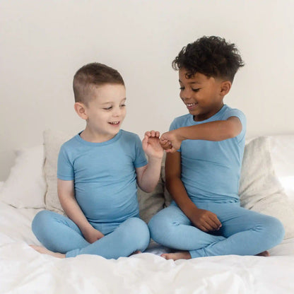 Honeysoft™ Lyocell Two-Piece Pajamas - Blue Sea Ocean