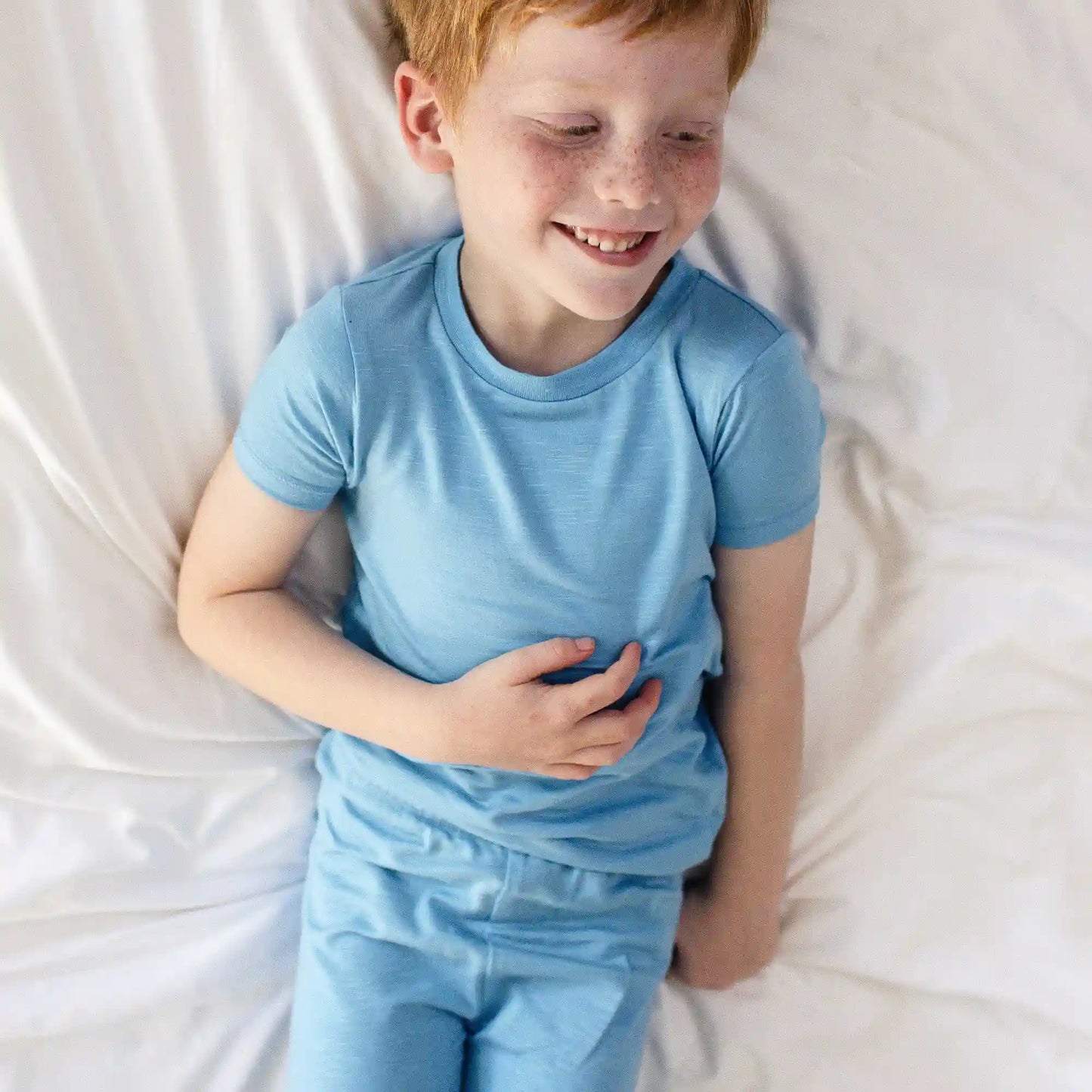 Honeysoft™ Lyocell Two-Piece Pajamas - Blue Sea Ocean