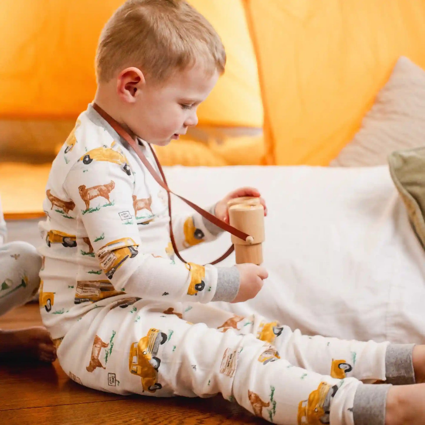 Burt's Truck Organic Cotton Two-Piece Pajamas