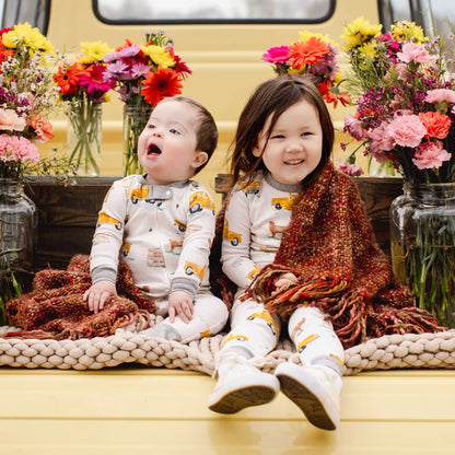 Burt's Truck Organic Cotton Two-Piece Pajamas