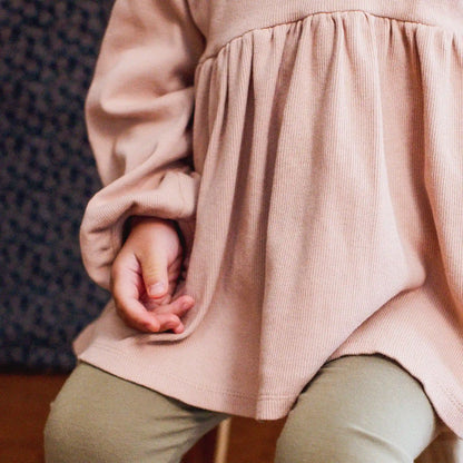 Button Neck Organic Cotton Tunic