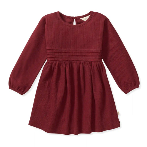 Ribbed Pointelle Dress