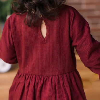 Ribbed Pointelle Dress