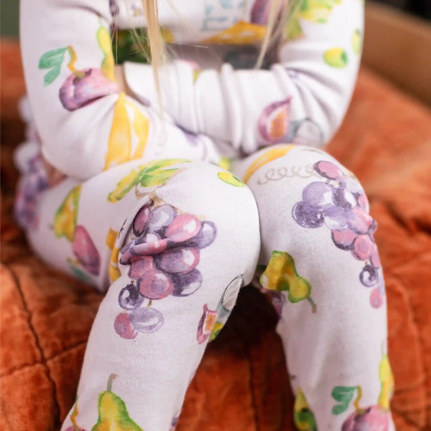 Grazing Grapes Organic Cotton Two-Piece Pajamas