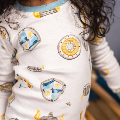 Nordic Hero & Viking Ships Organic Cotton Sleep & Play 2 Pack