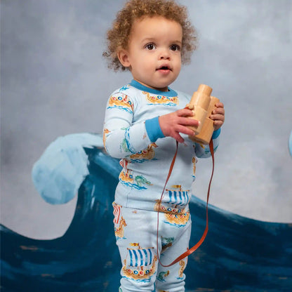 Nordic Hero & Viking Ships Organic Cotton Sleep & Play 2 Pack