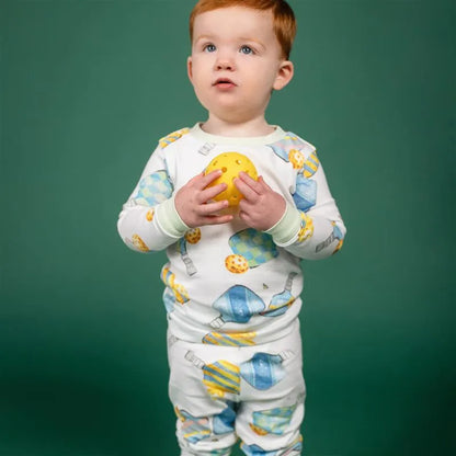 Pickleball Organic Cotton Two-Piece Pajamas