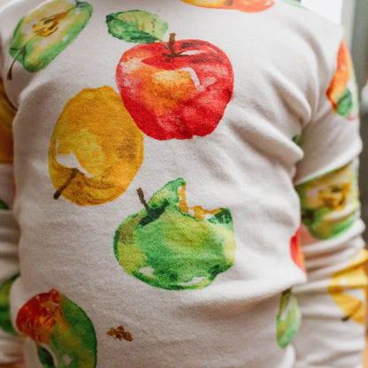 Apple Picking Organic Cotton Two-Piece Pajamas