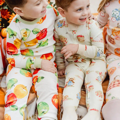 Apple Picking Organic Cotton Footed Sleeper
