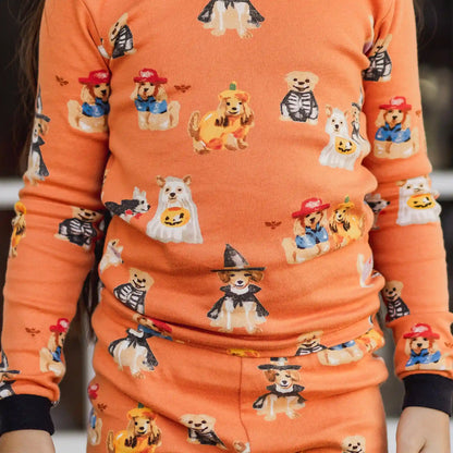 Doggy Dress Up Organic Cotton Two-Piece Pajamas