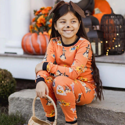Doggy Dress Up Organic Cotton Two-Piece Pajamas