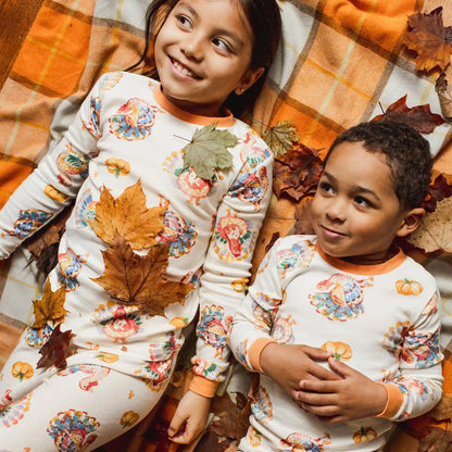 Turkey Day Organic Cotton Footed Sleep & Play