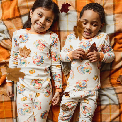 Turkey Day Organic Cotton Two-Piece Pajamas