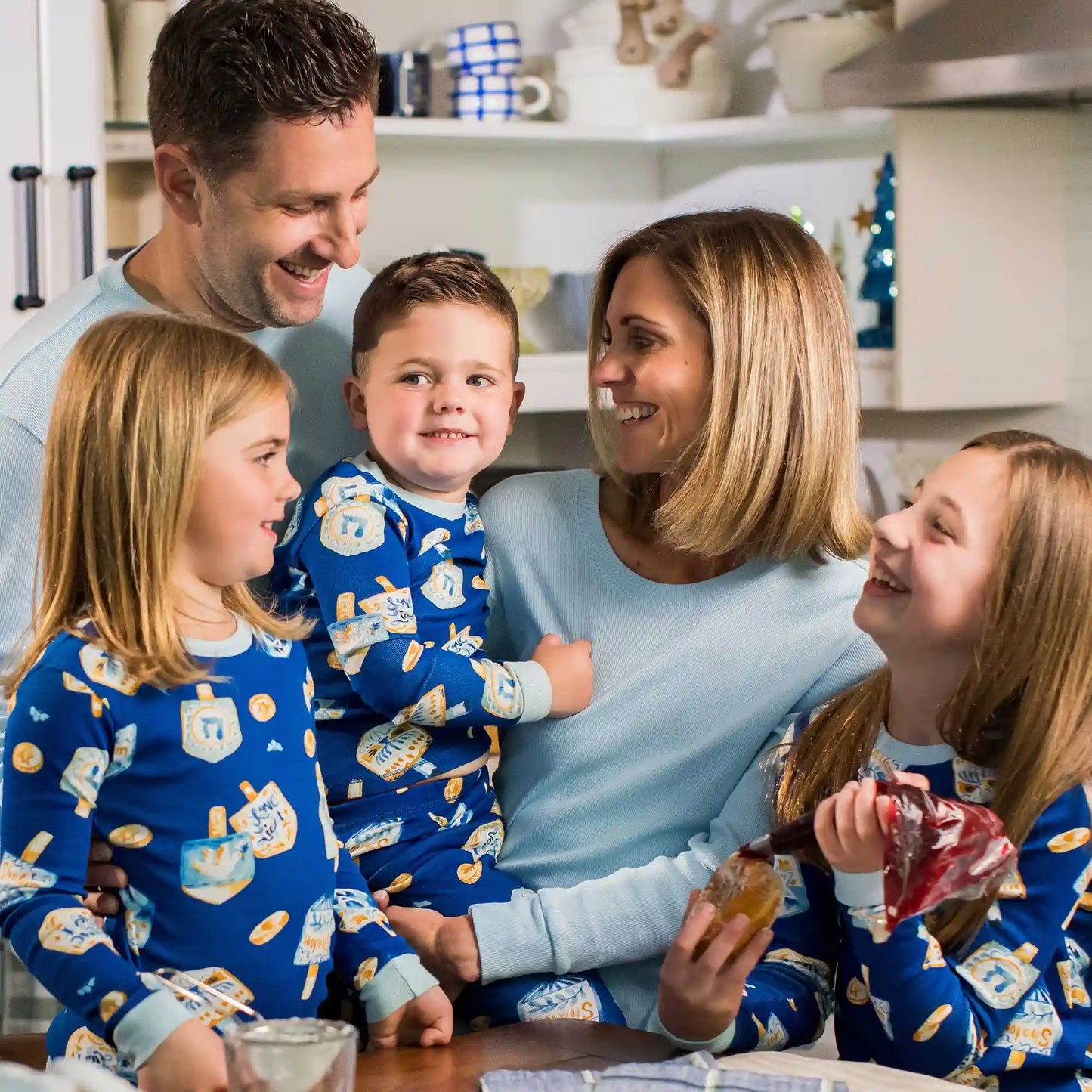Dreidel Family Matching Organic Cotton Men's PJ Set