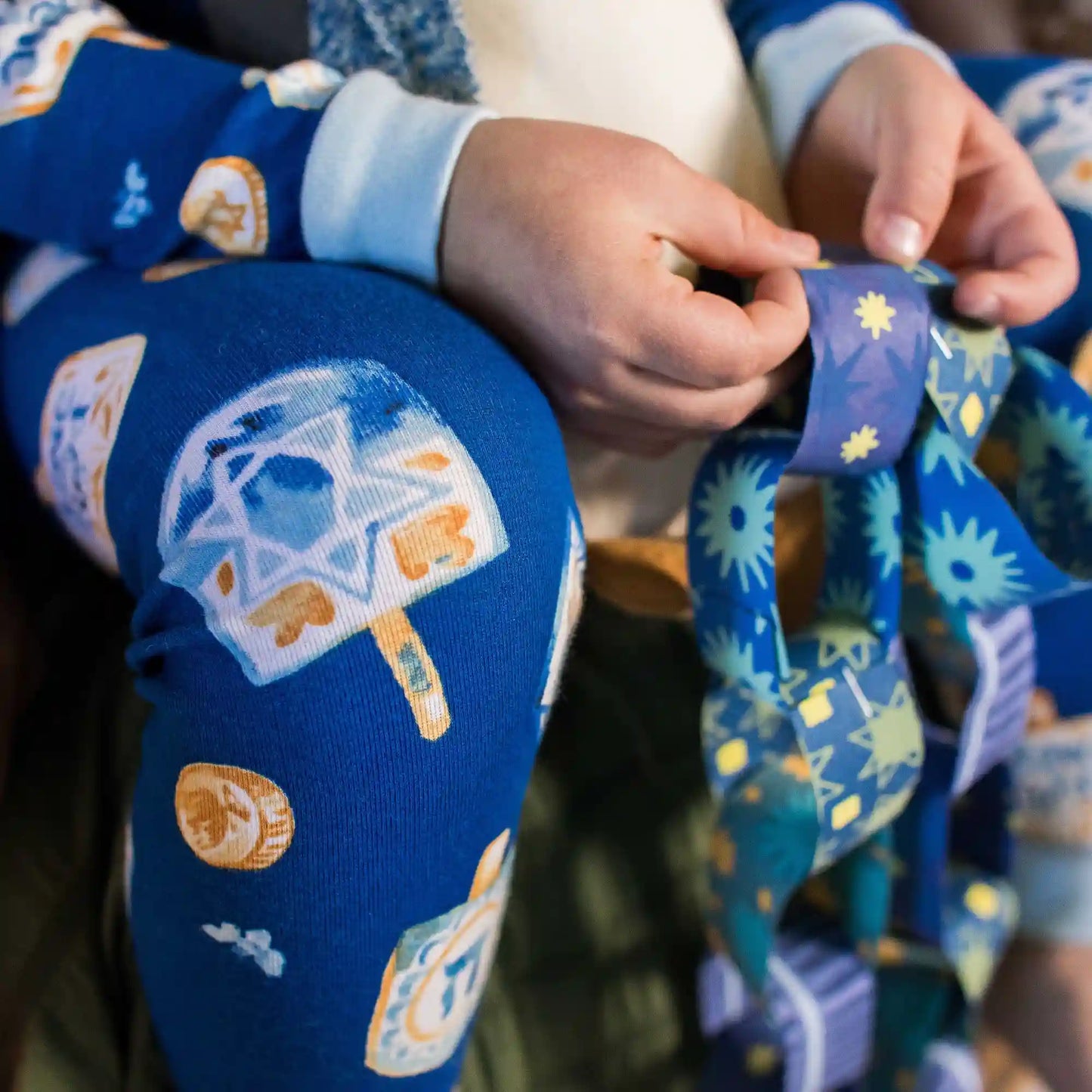 Dreidel Family Matching Organic Cotton Men's PJ Set