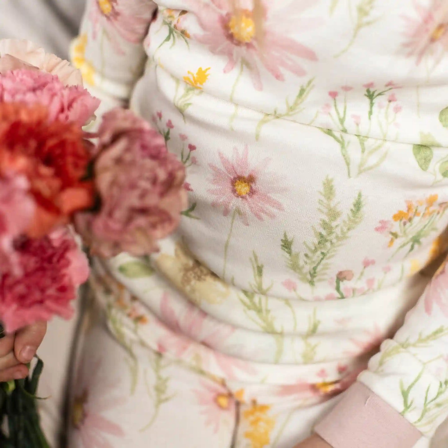Wild Floral Organic Cotton Sleep & Play