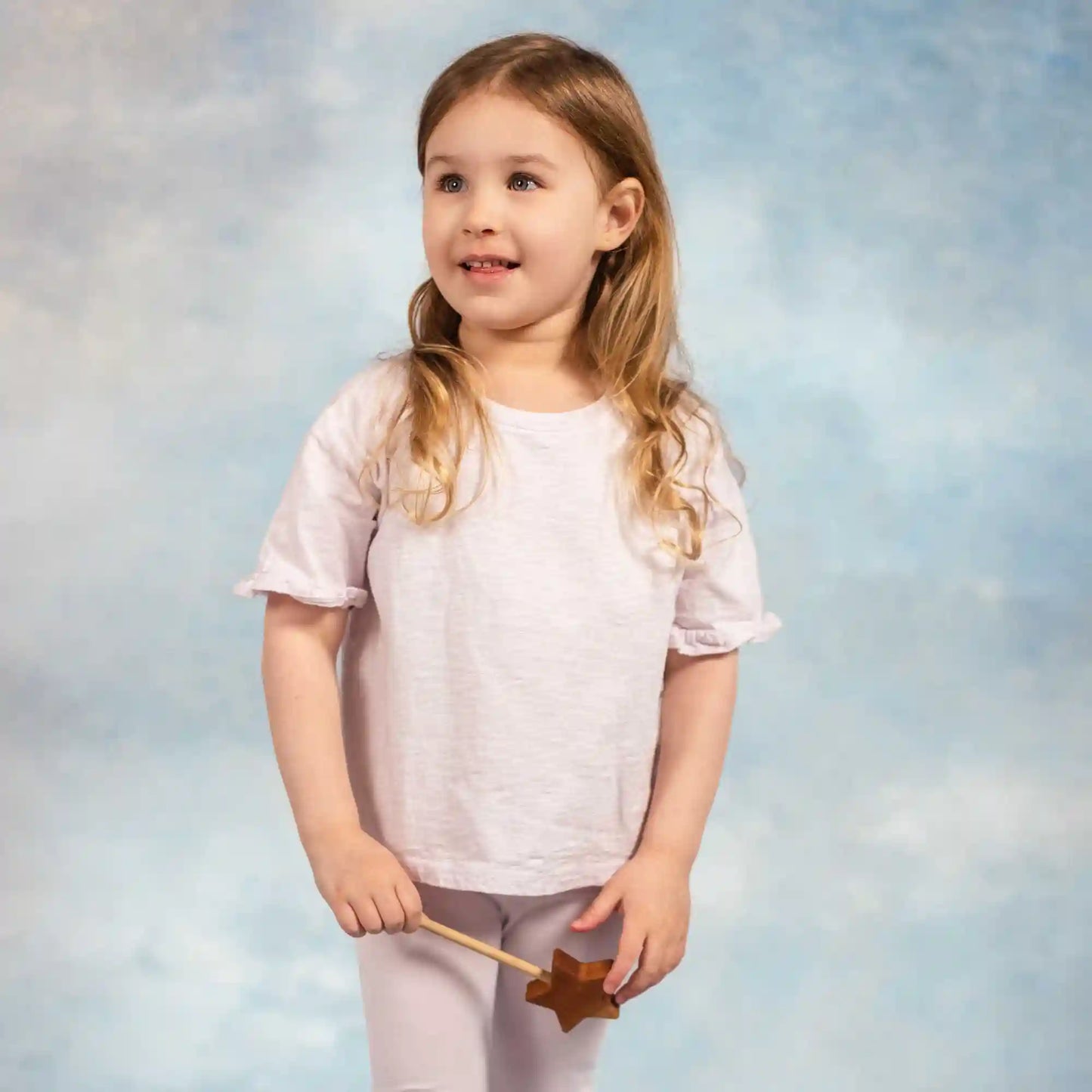 Drop Shoulder Ruffle T-Shirt