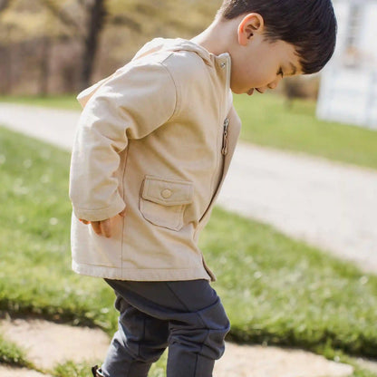 Organic Cotton Boy Utility Jacket