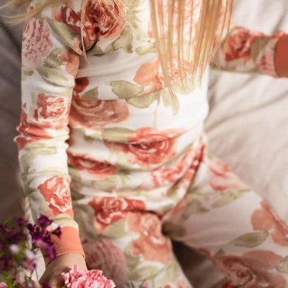 Autumn Rose Garden Organic Cotton Sleep & Play